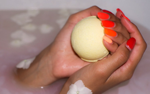 Receita de bomba de banho DIY fácil