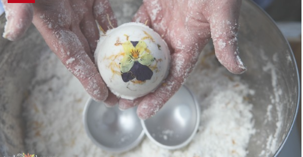Como fazer uma bomba de banho 100% natural de DIY em casa