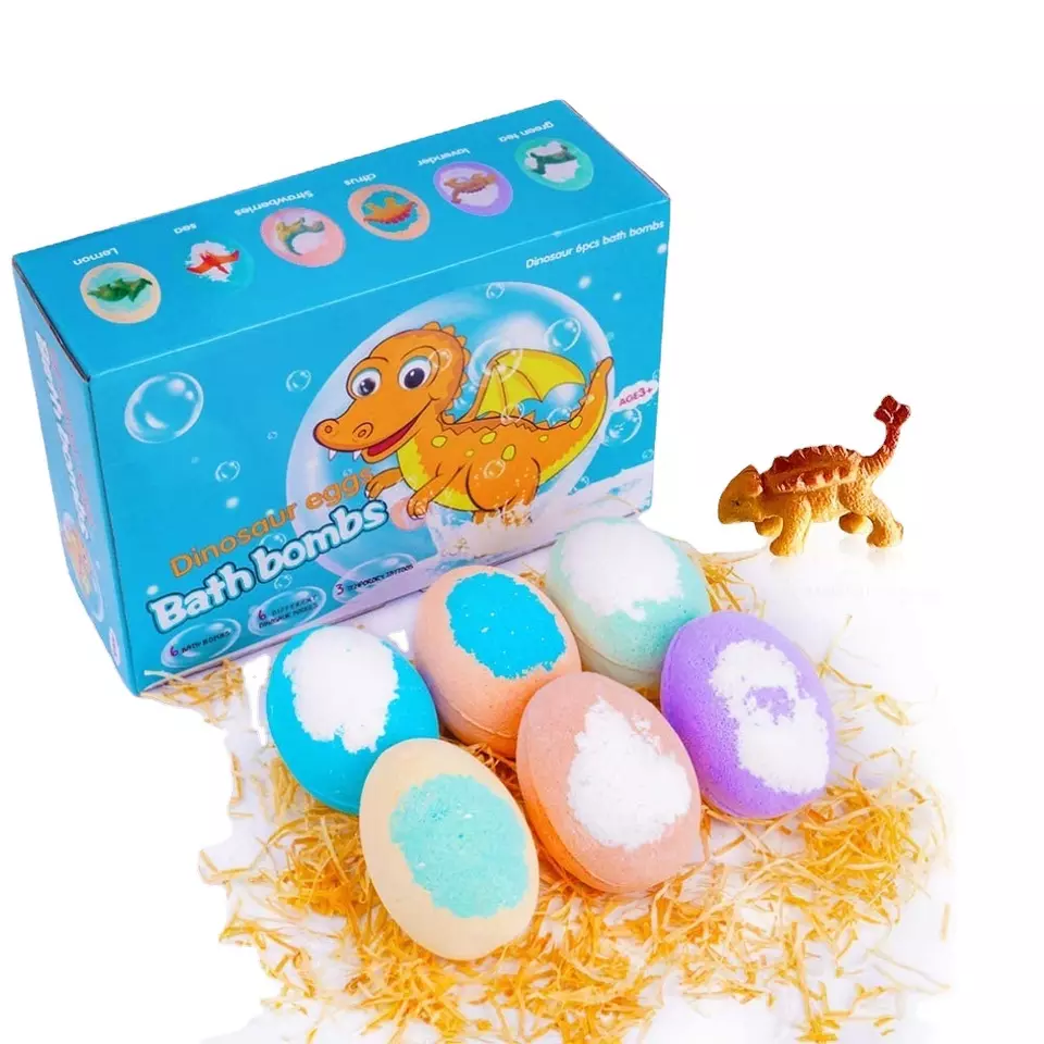 Bombas de banho infantis com brinquedos de dinossauros por atacado