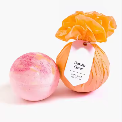 Bombas de banho embrulhadas individualmente Lable privada