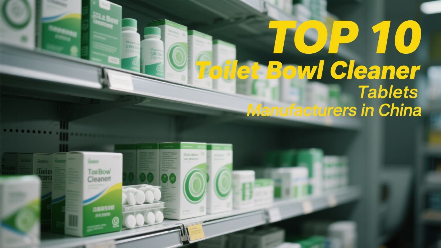Top 10 fabricantes de pastilhas para limpeza de vasos sanitários na China