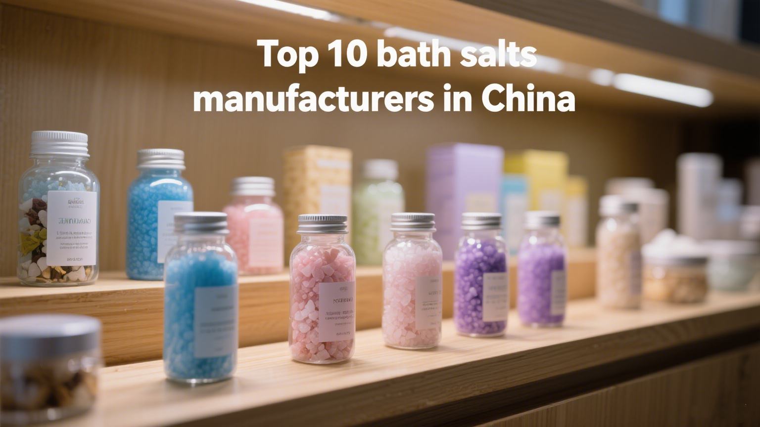 Top 10 fabricantes de sais de banho na China