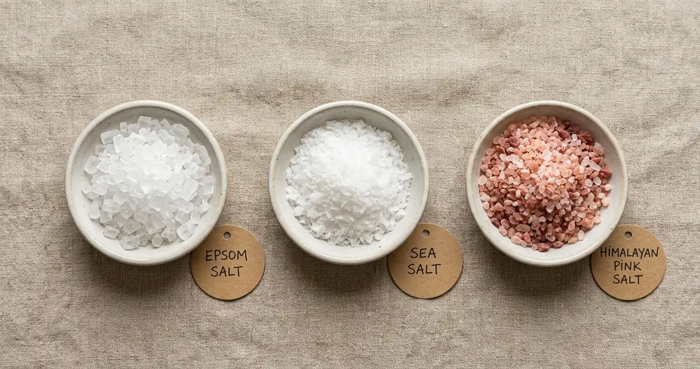 Epsom Salt vs. Sea Salt vs. Himalayan Salt Epsom Salt vs. Sea Salt vs. Himalayan Salt