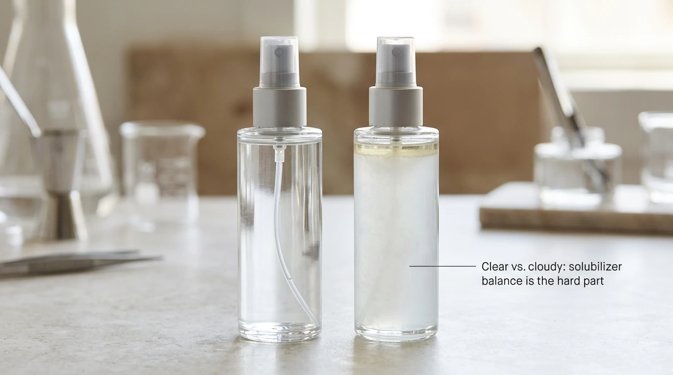 The ratio of the dissolving agents is the real challenge. The ratio of the dissolving agents is the real challenge.