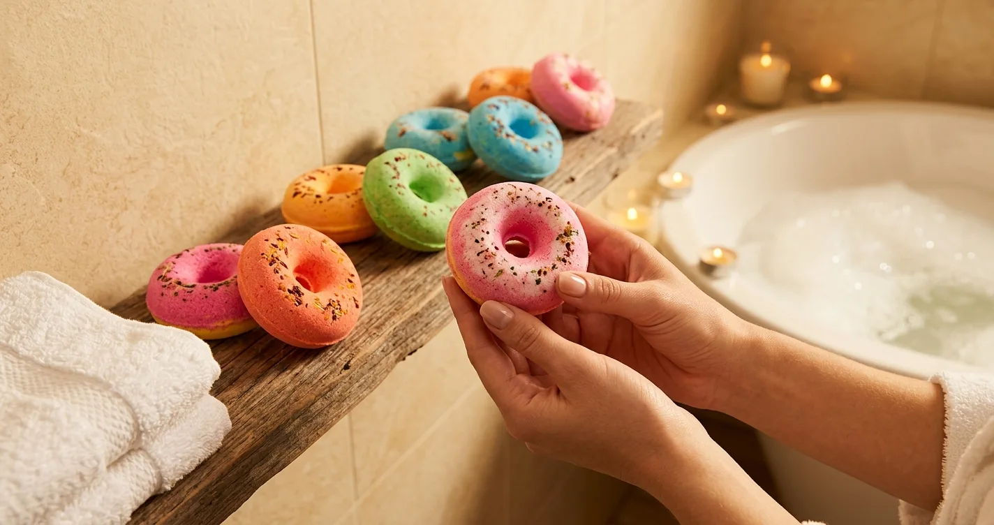 Como Fazer Bombas de Banho em Forma de Donut