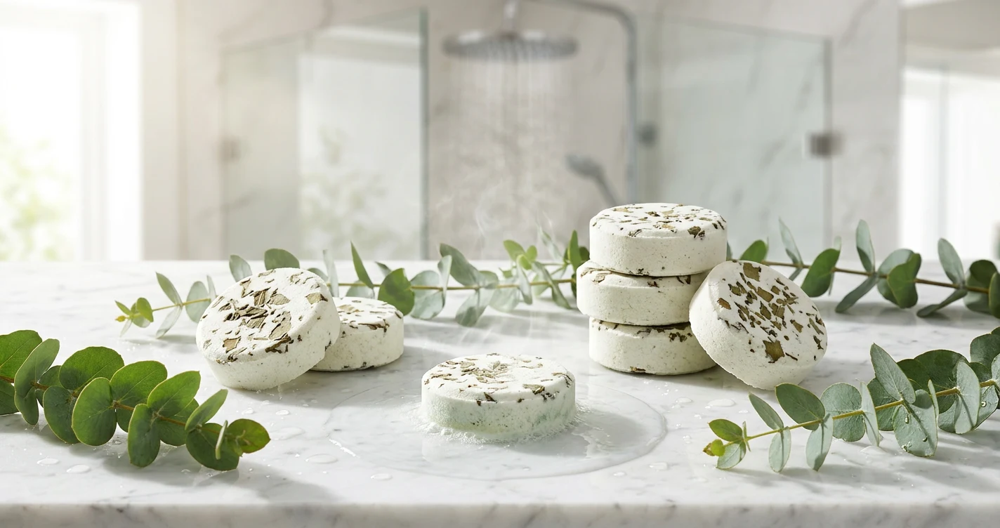 Benefícios dos Shower Steamers de Eucalipto