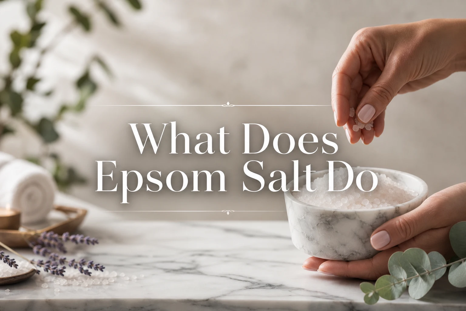 O Que o Sal de Epsom Faz?