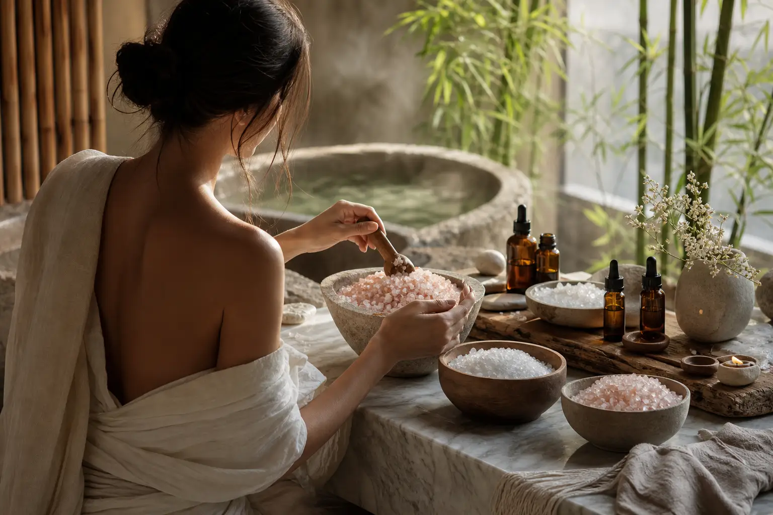 A Sua Cozinha Provavelmente Tem Tudo o que Precisa para um Banho de Imersão Luxuoso