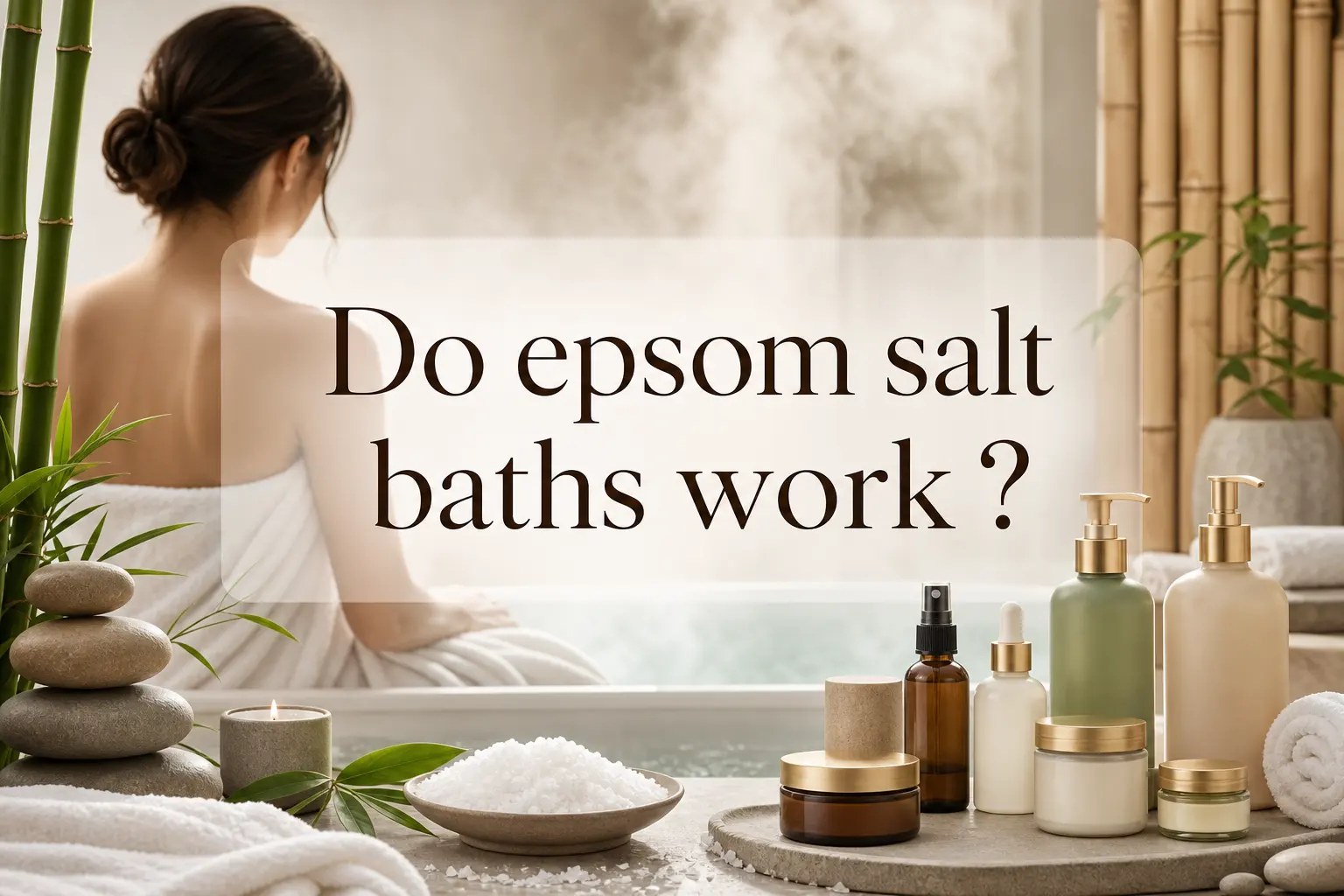 Os Banhos de Sal Epsom Funcionam?
