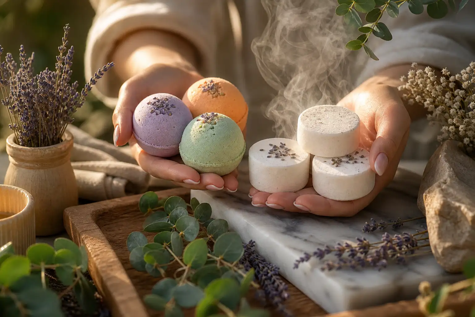 Pode usar um shower steamer como bath bomb?