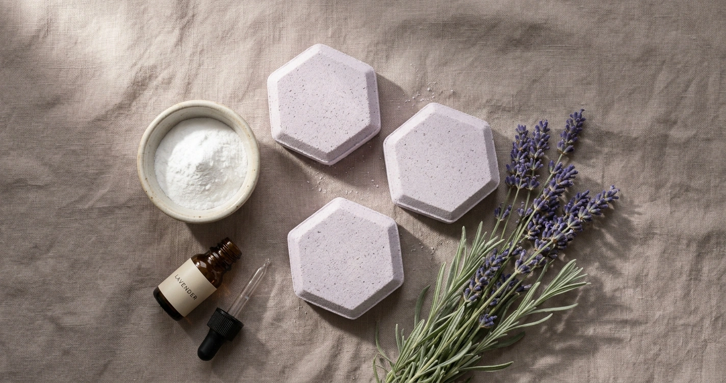 Como Fazer Pastilhas de Banho de Lavanda para o Chuveiro?