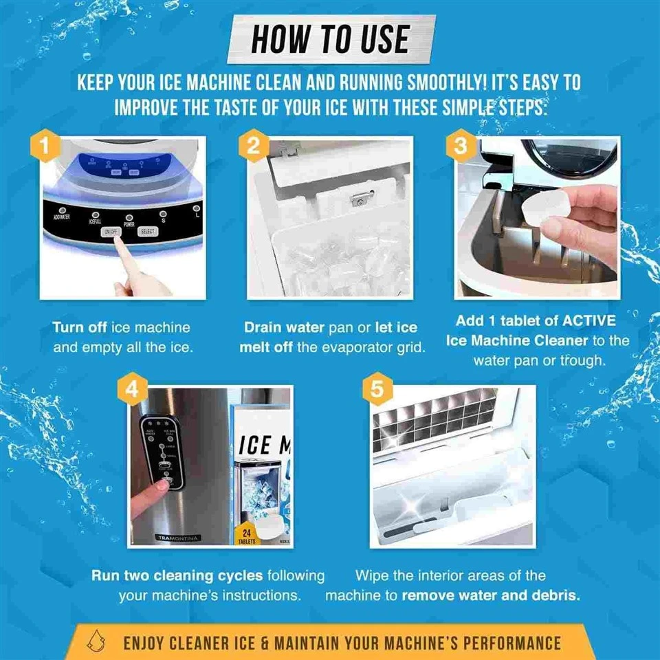 Pastilhas de Limpeza para Máquina de Gelo OEM - Image 3