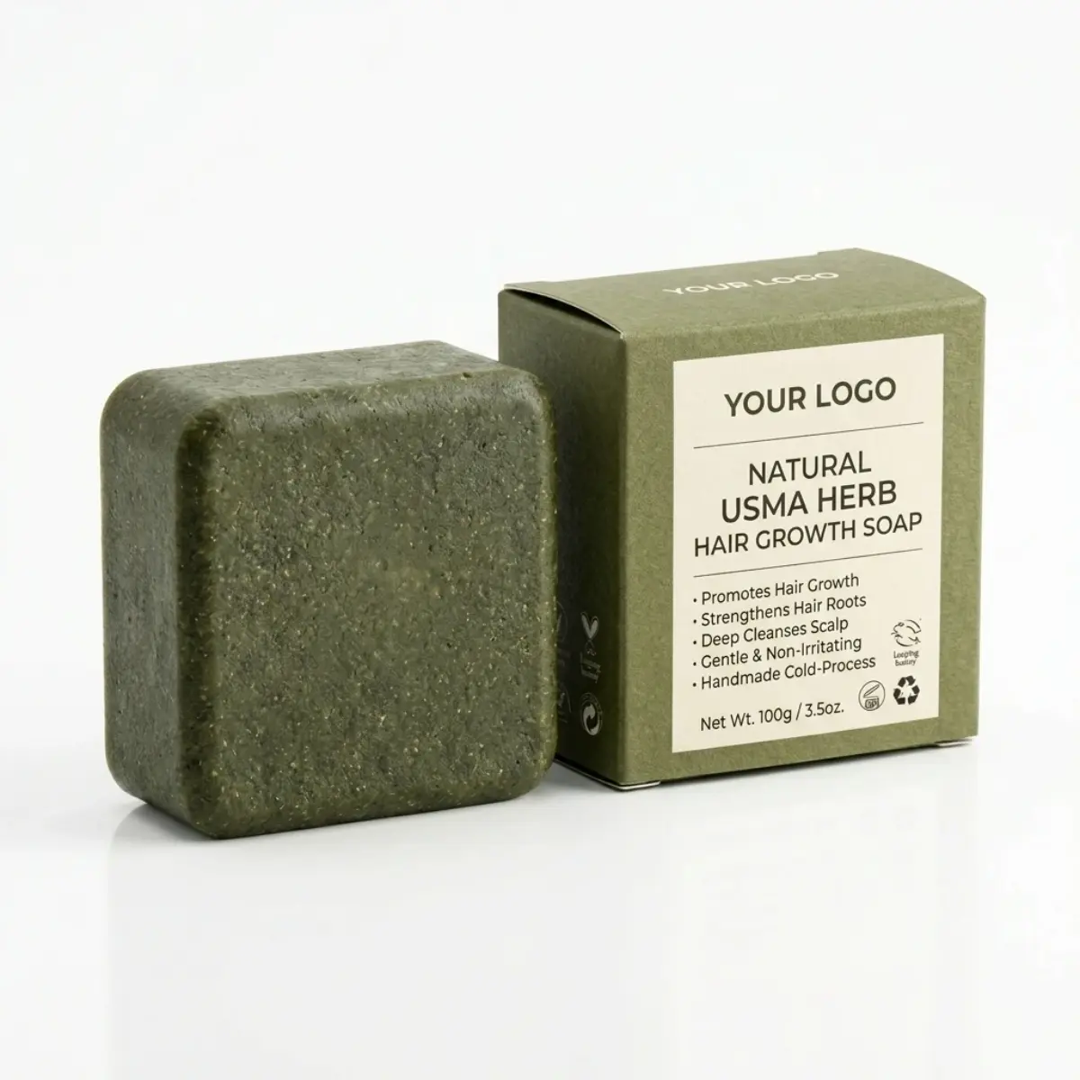Sabonete para Crescimento Capilar Usma Herb de Marca Própria