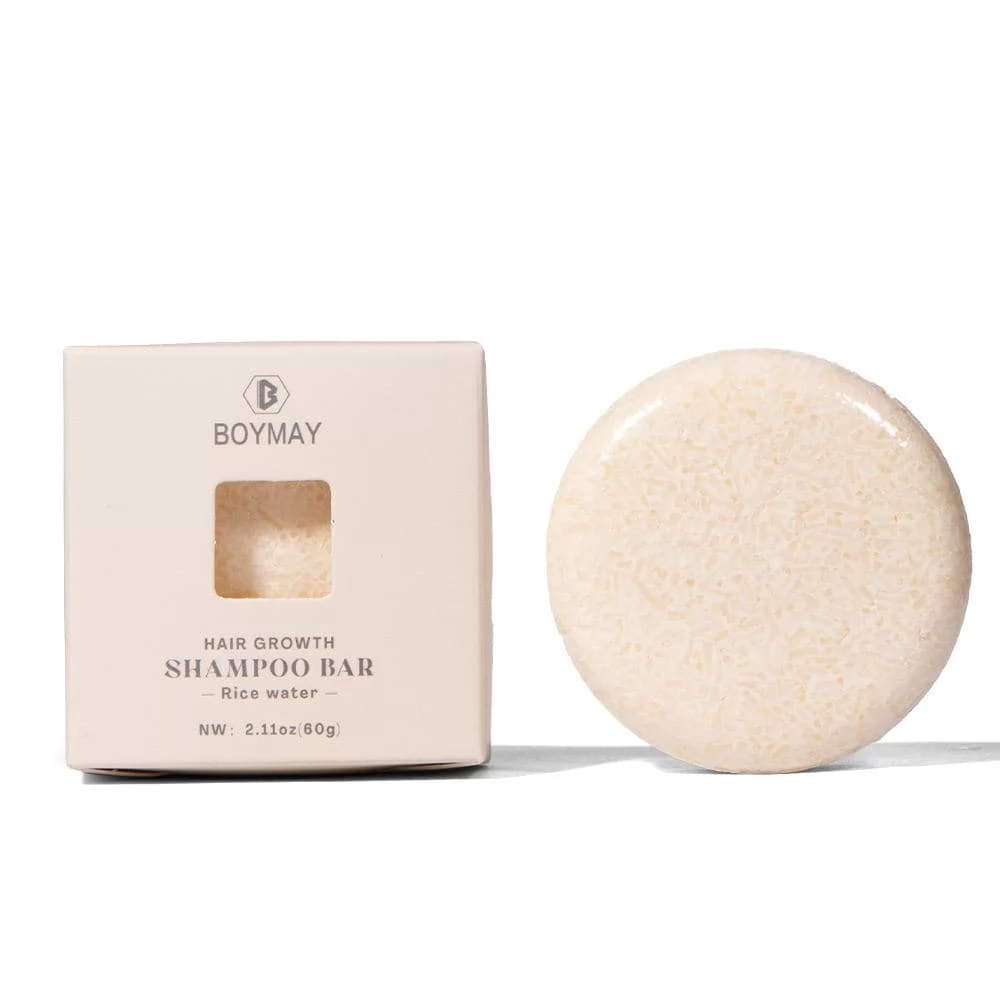 Barra de Champô de Proteína e Água de Arroz Natural de Marca Própria - Image 2