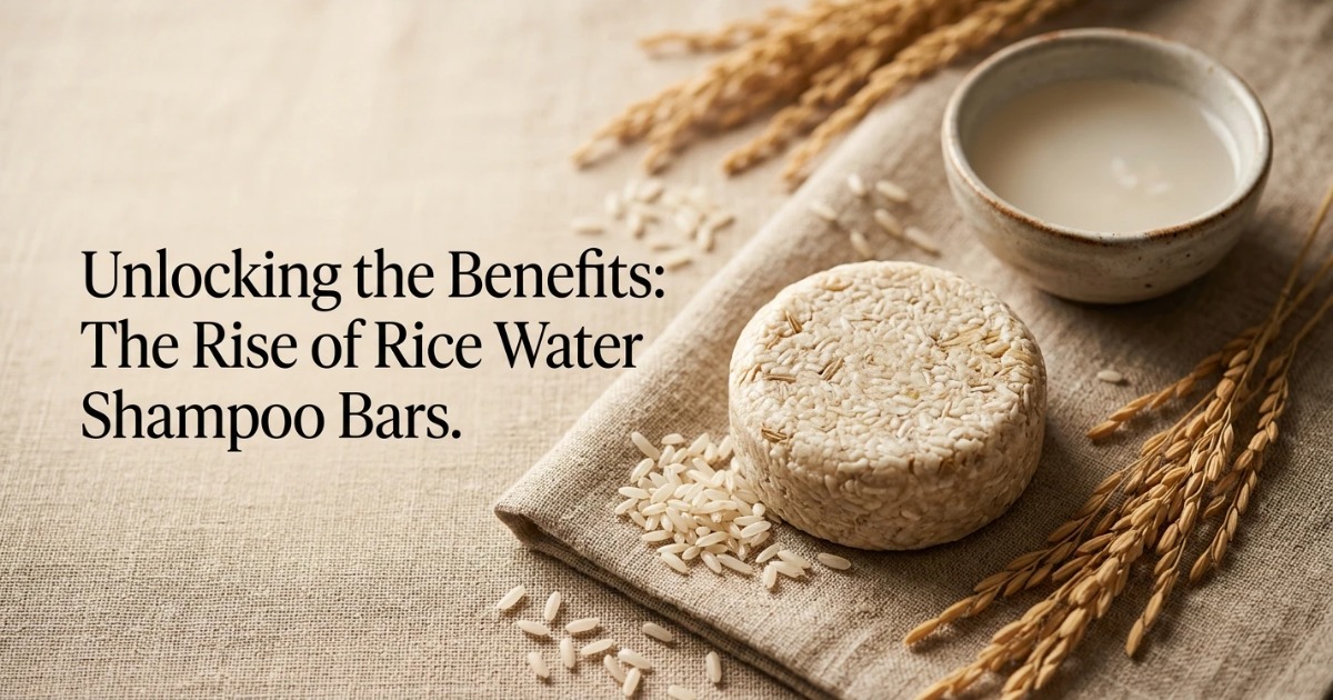 Barra de Shampoo de Água de Arroz: Benefícios, Ingredientes e Por Que Está em Alta nos Cuidados Naturais com os Cabelos