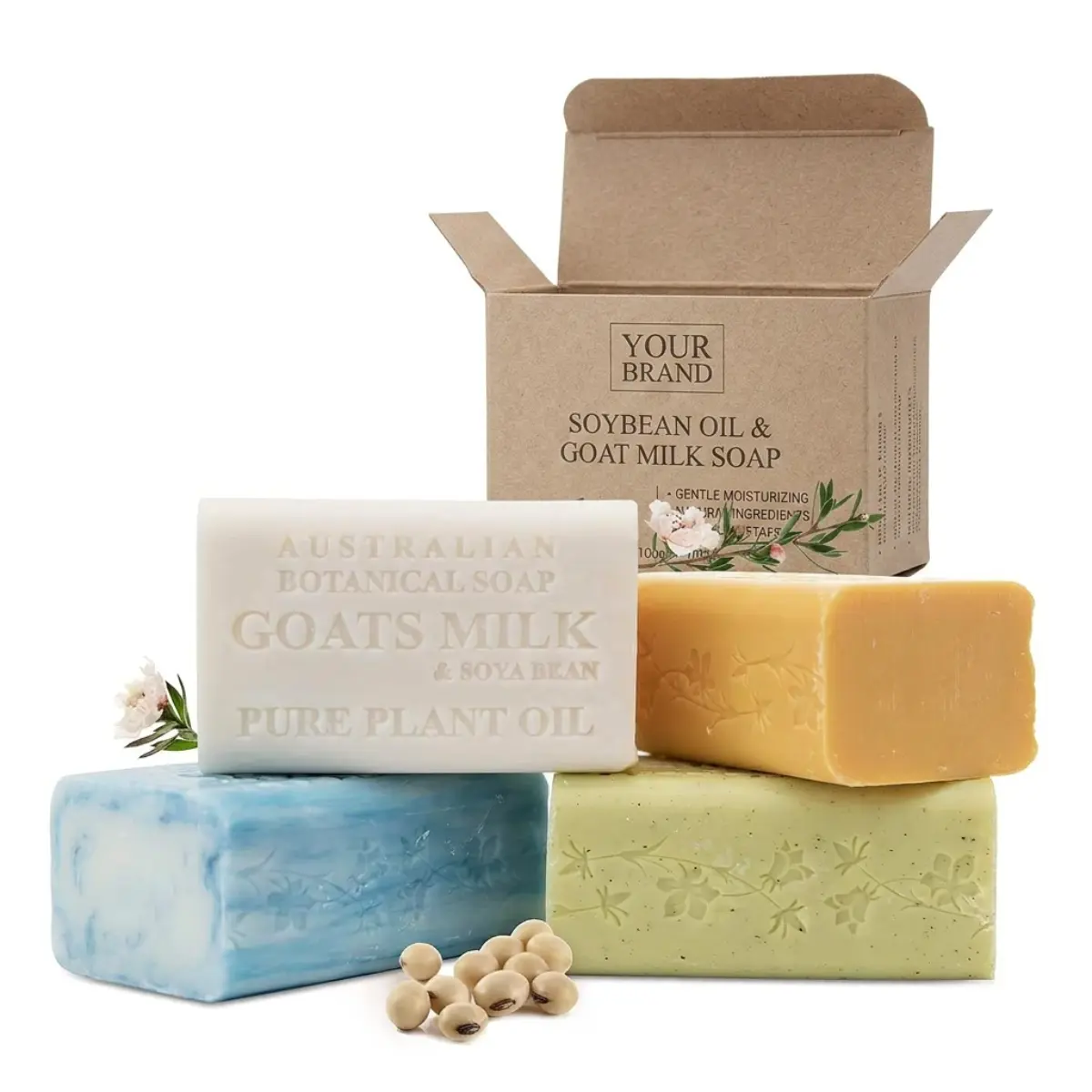 Oem Soybean Oil And Goat Milk Soap - Image 2