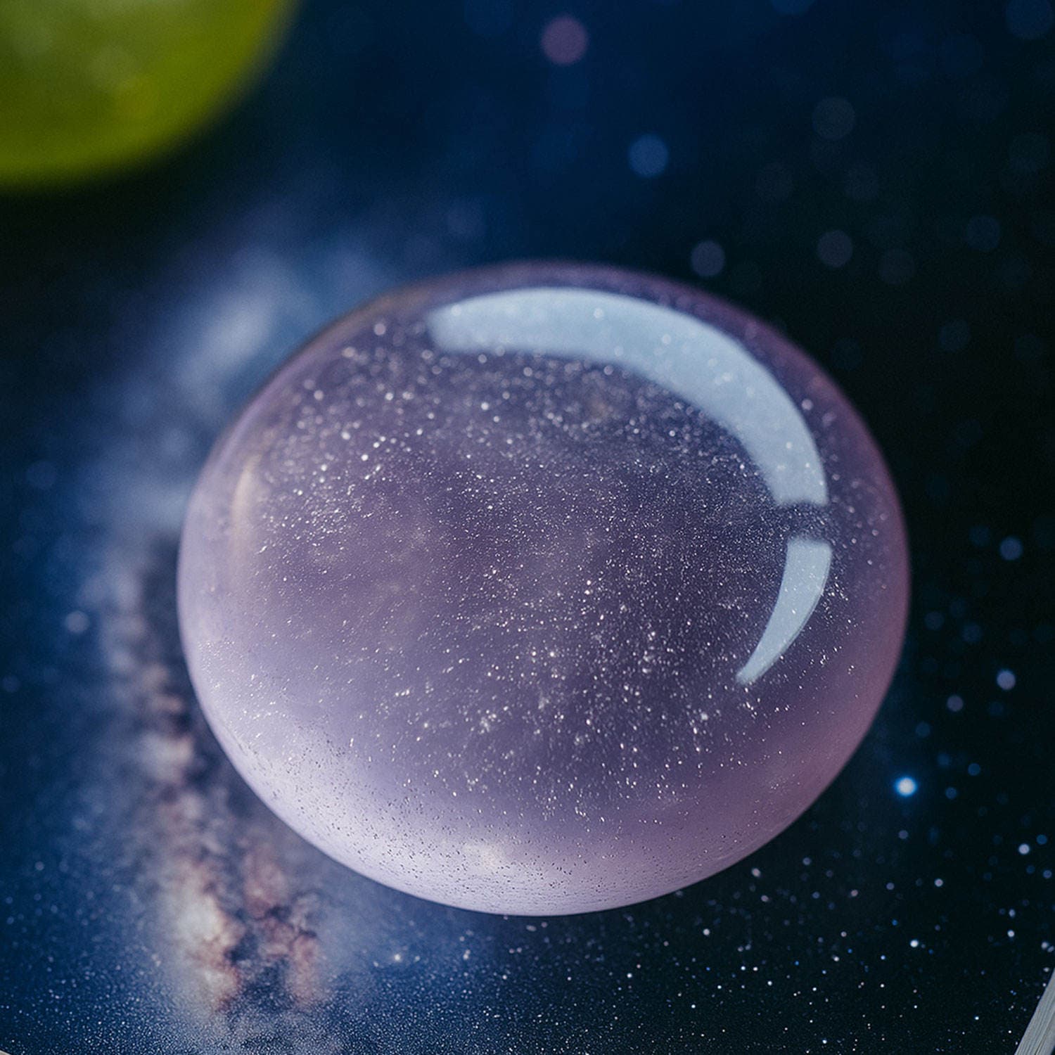 Sabonete Artesanal de Céu Estrelado Galáctico de Marca Própria - Image 5