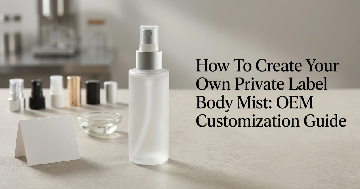Como Criar Sua Própria Marca Própria de Body Mist: Guia de Personalização OEM